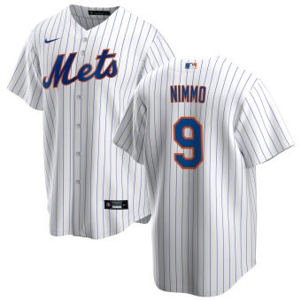 New York Mets 9 Brandon Nimmo White Nike Cool Base Jersey->vegas golden knights->NHL Jersey